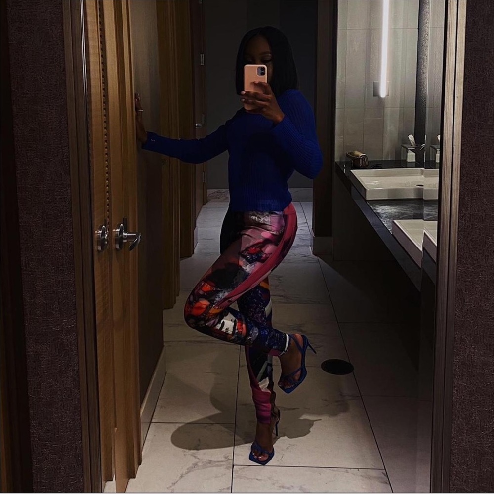 Maison Margiela Multicolor Flamingo Neoprene Pants